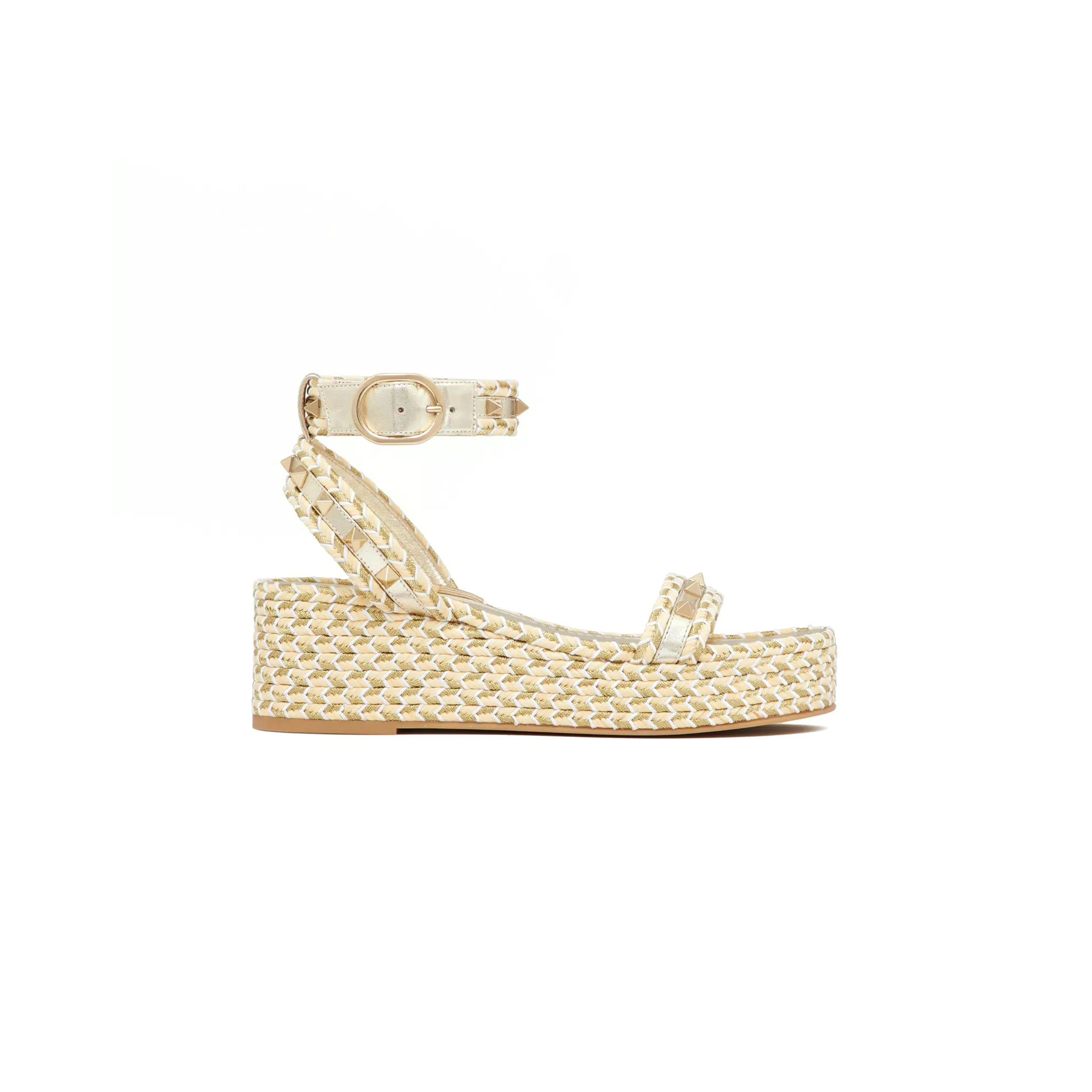 VALENTINO ROCKSTUD FLATFORM SANDALIN LAMINATED NAPPA LEATHER 45MM 4W2S0GI3DYM_YBS VALENTINO ROCKSTUD FLATFORM SANDALIN LAMINATED NAPPA LEATHER 45MM 4W2S0GI3DYM_YBS